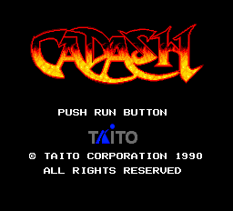 Cadash title screen for PC Engine